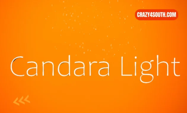 Candara Light Font Preview
